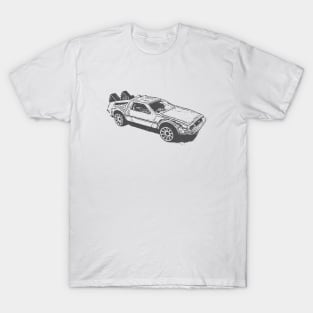 Delorean Time Machine T-Shirt